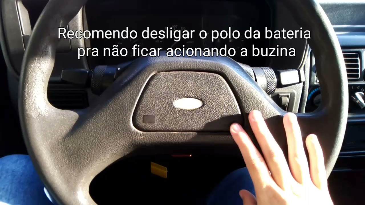 COMO TIRAR VOLANTE DO ESCORT