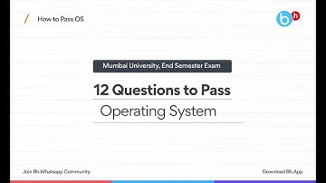 How to Pass/Score in Operating System (OS) Sem-4 IT | Mumbai University