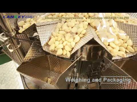 Complete Garlic Peeling & Packing Line / Garlic Clove Processing