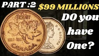 1867-1992 Canadian 1 Cent Coin: Million-Dollar Canadian 1 Cent Coin: What to Look For! | Part 2