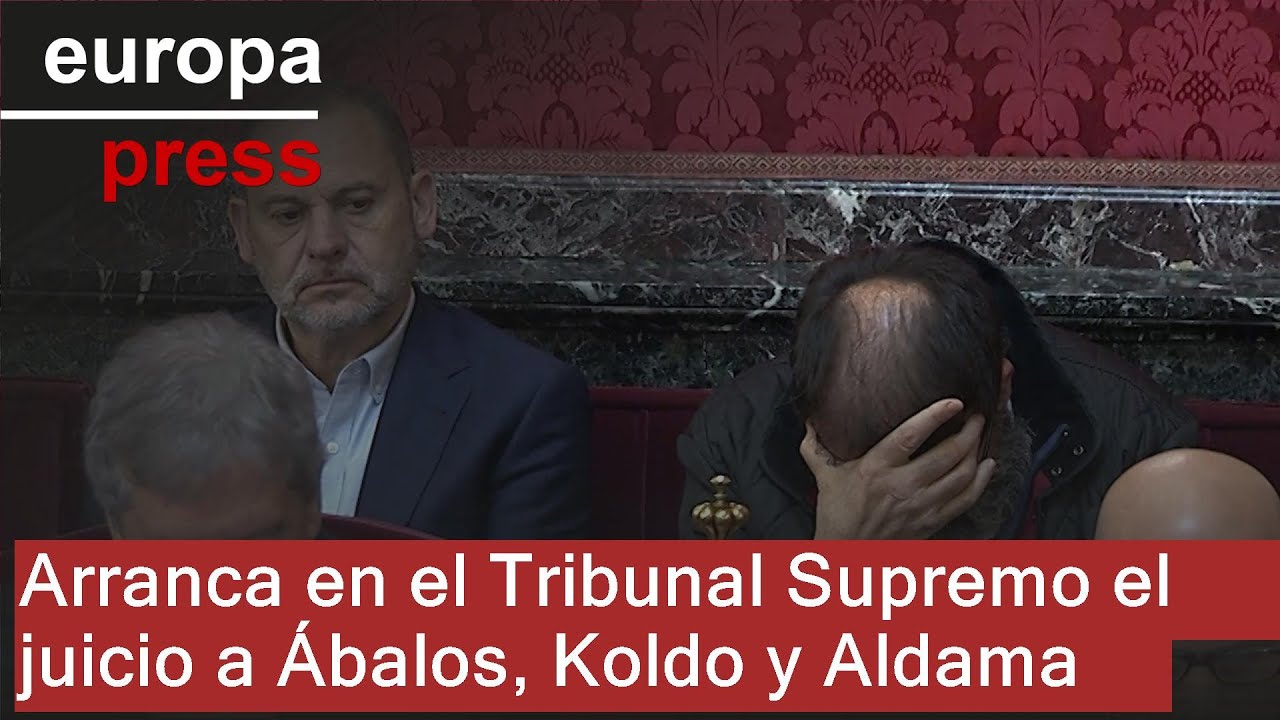 Arranca en el Tribunal Supremo el juicio a Ábalos, Koldo y Aldama - YouTube