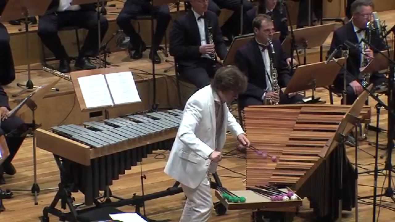 Concerto for Marimba, Vibes and Concert Band (first 7 minutes) YouTube