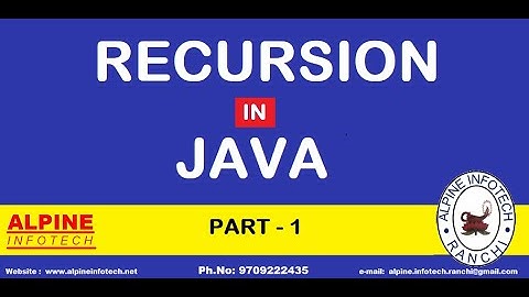 Recursion In Java || Recursive Method  in Java || Factorial using recursion|| GCD using recursion