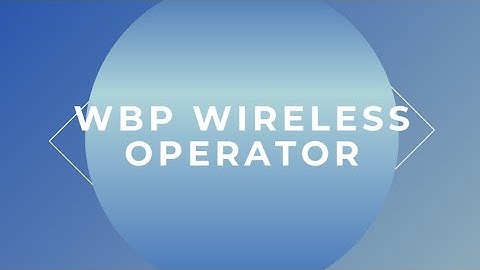 WBP Wireless Operator Mathematics Syllabus