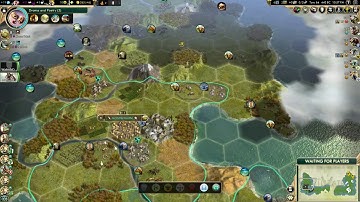 Civilization 5 Multiplayer - Shoshone and Greece Session 1 Part 5
