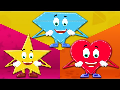 Shapes Song For Kids and Children’s | Nursery Rhymes for Toddler