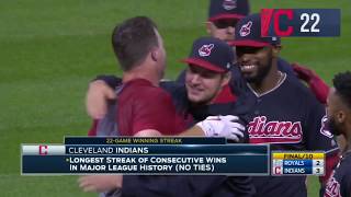 Cleveland Indians 22 GAME win streak HYPE highlights video!!!