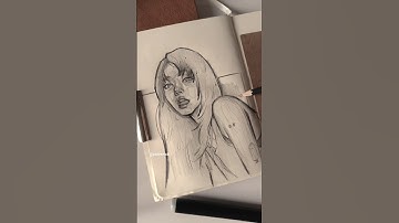 chaeyoung sketch 🍓 #twice #chaeyoung #sketchbook #sketchdrawing #artshorts #artprocess #drawingvideo