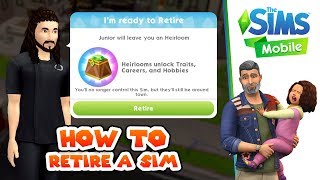 The Sims Mobile Gameplay: How To Retire A Sim | Part #40 screenshot 2