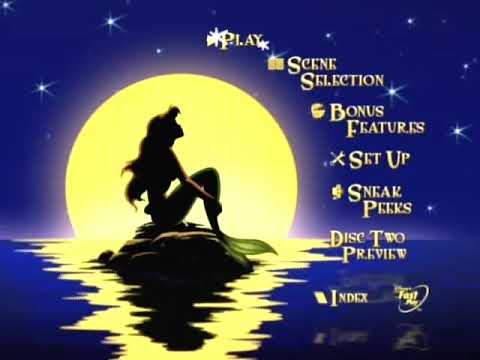 The Little Mermaid: Platinum Edition Disc 1 (2006) DVD Menu