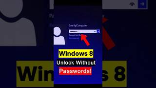 windows 8 password reset, unlock windows 8 without password #shorts #windows8 #smritycomputer