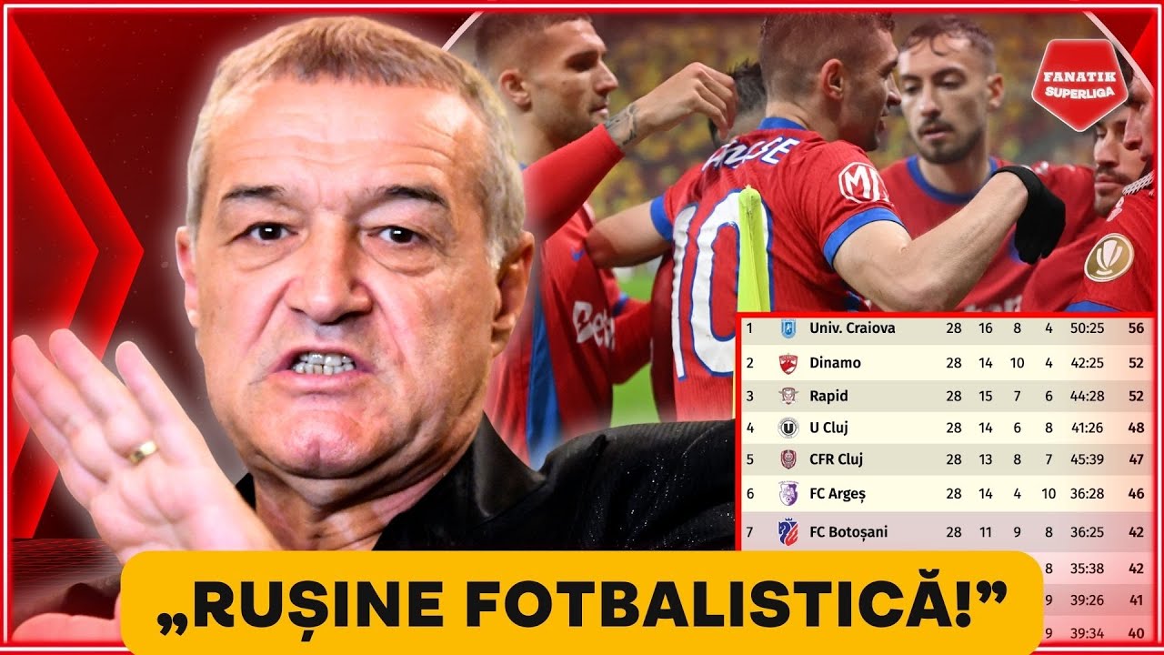 FCSB, OUT din play-off!? VESTI DEVASTATOARE pentru Gigi Becali dupa etapa 28 | TOATE CALCULELE
