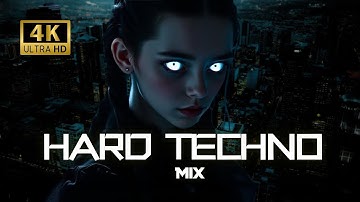HARD TECHNO MIX | 4K Rave Visuals | w/ Remixes of Popular Songs | ACINA, LWØ, VORTEK´S,..