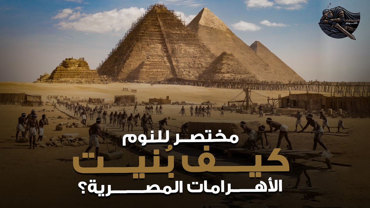 كيف بُنيت الأهرامات؟ رحلة بطيئة عبر الزمن في مصر القديمة حكاية للنوم العميق