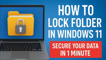 How to Lock Folder in Windows 11 | Protect Your Data & Privacy in 1 Minute (No Software Needed)