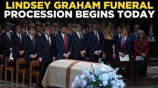 LINDSEY GRAHAM FUNERAL LIVE | SC Procession & Memorial Service for Late Senator | Times Now World