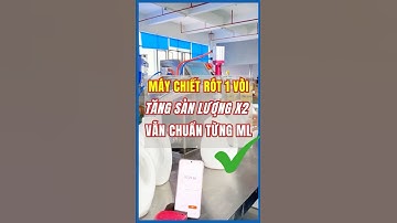 MÁY CHIẾT RÓT 1 VÒI: Tăng sản lượng X2, vẫn chuẩn đến từng ml