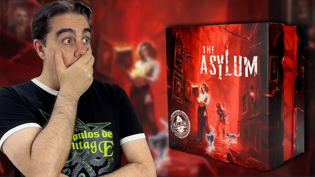 B.E.L.O.W.:The Asylum UNBOXING ¡Épico! [juego de mesa]