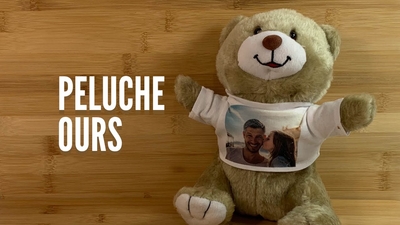 Ours en peluche personnalisé photo, image size:1280x720