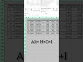 How to autofit rows and columns in excel. #excel #exceltips #shorts #exceltrickshots