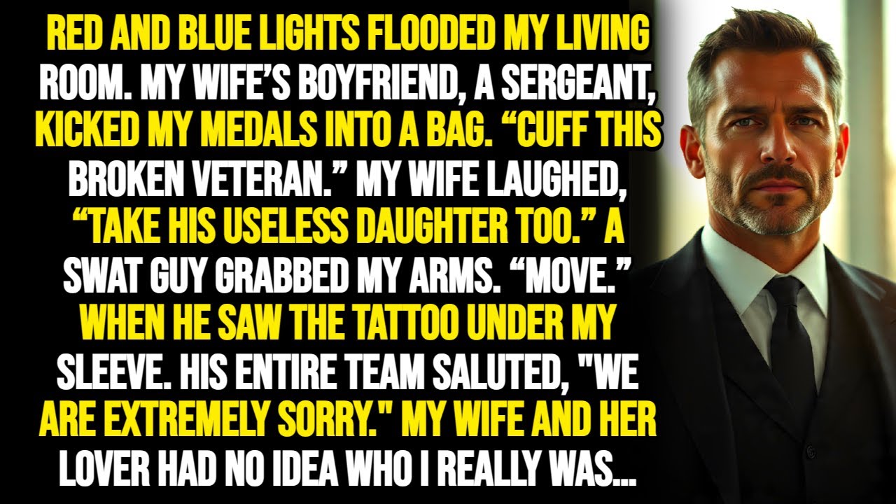 My Wife’s Cop Boyfriend Raided Me and Reached for My Kid — He Missed the Tattoo He Should Fear