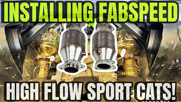 Installing Fabspeed Sport Cats On My C8 Corvette Z06!