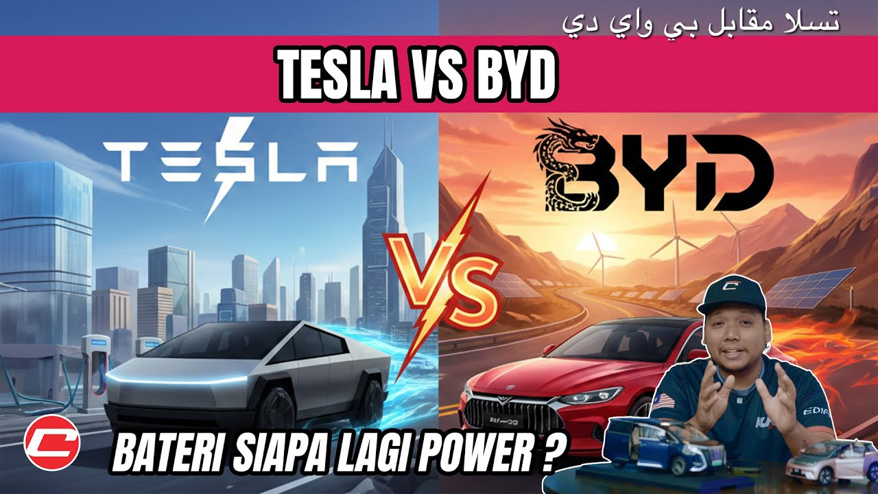 Tesla vs BYD – Bateri Siapa Lagi Power? - YouTube