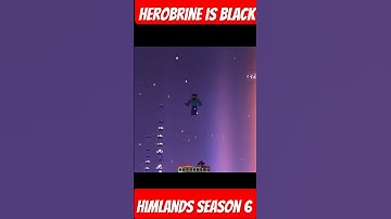 Herobrine is back 🥵💀/#minecraft #himlands #shorts