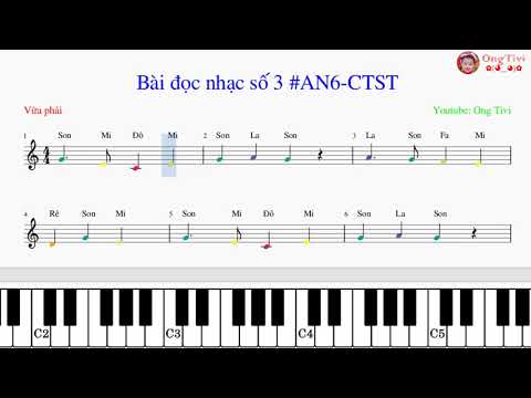 Video Bài tập đọc nhạc số 3 | Lớp 6 | Chân Trời Sáng Tạo - youtube