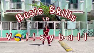 Basic Skills in Volleyball (Activity in PEH) | 11 STEM