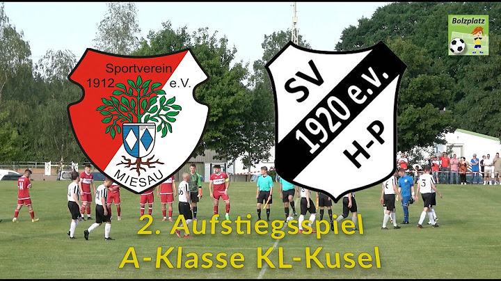 2. Aufstiegsspiel A-Klasse KL-Kusel SV Miesau - SV Herschweiler-Pettersheim