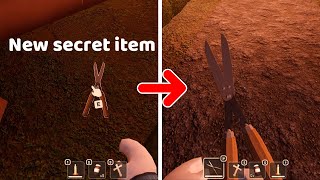 THE SECRET ITEM in the yard SCISSORS - Doors Hotel+ Update (Roblox)