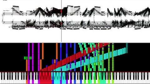 [Black MIDI] Black Score - Tetris Theme A V4 90K Notes