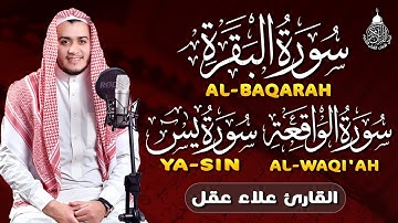 سورة البقرة، يس، الواقعة رقية للبيت وعلاج للسحر تلاوة تريح القلب وتشرح الصدر - Sourate Al-Baqara