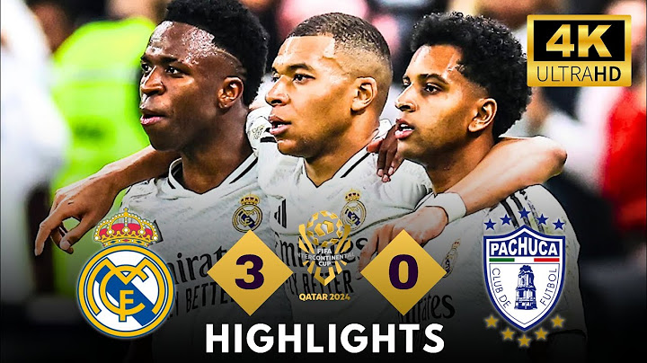 Real Madrid Vs. Pachuca 3-0 | EXTENDED HIGHLIGHTS | Intercontinental Cup | Coppa Intercontinentale