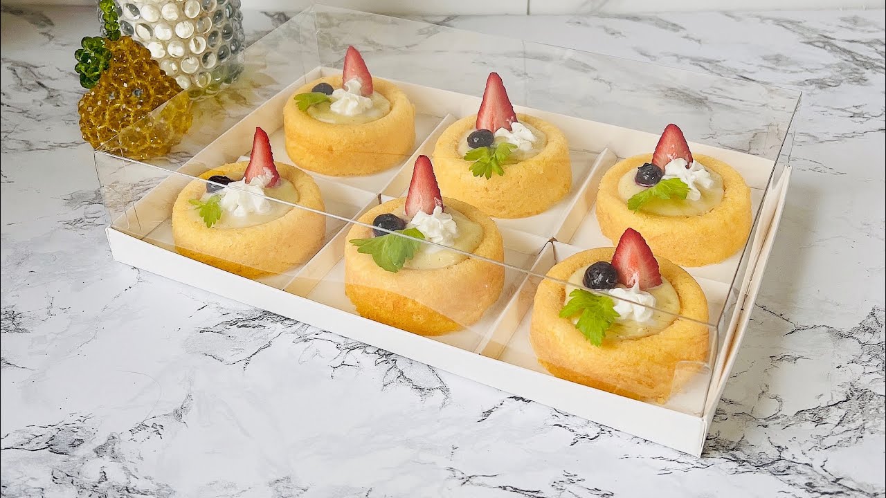 How To Fold Desserts Box With Clear Lid