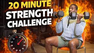Marathon Burn… From a Chair? 20-Minute Strength Challenge