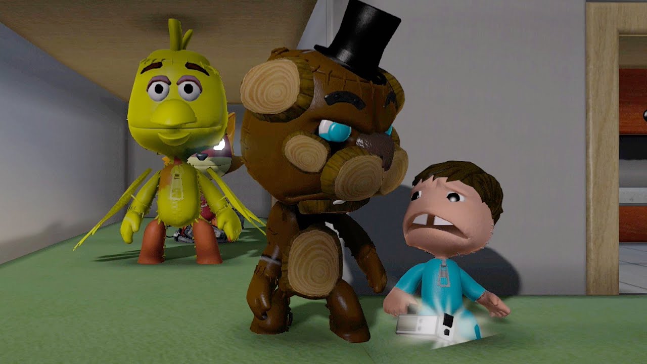 Five Nights at Freddy's 3 recreated in LittleBigPlanet 3 is rather eerie