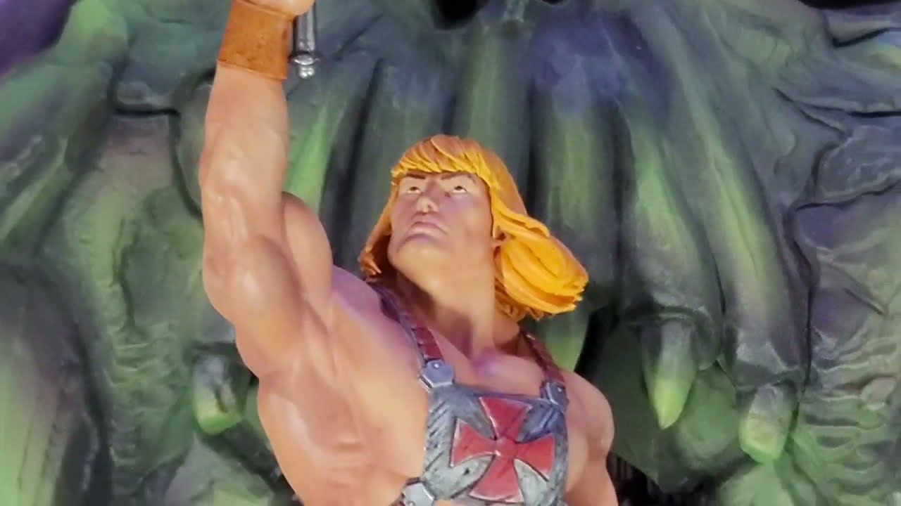 Ironstudios MOTU 1/10 statues @sdcc 2022