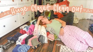 HUGE closet clean out + 3 extra dressers *got rid of 2 trash bags full of clothes*