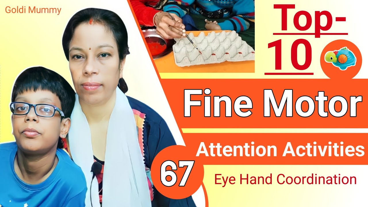 Fine Motor Activities | Eye Hand Coordination | Attention - Colour ...