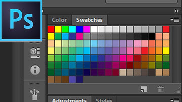 How to add to a colour swatch in Photoshop digital artist basic tutorial