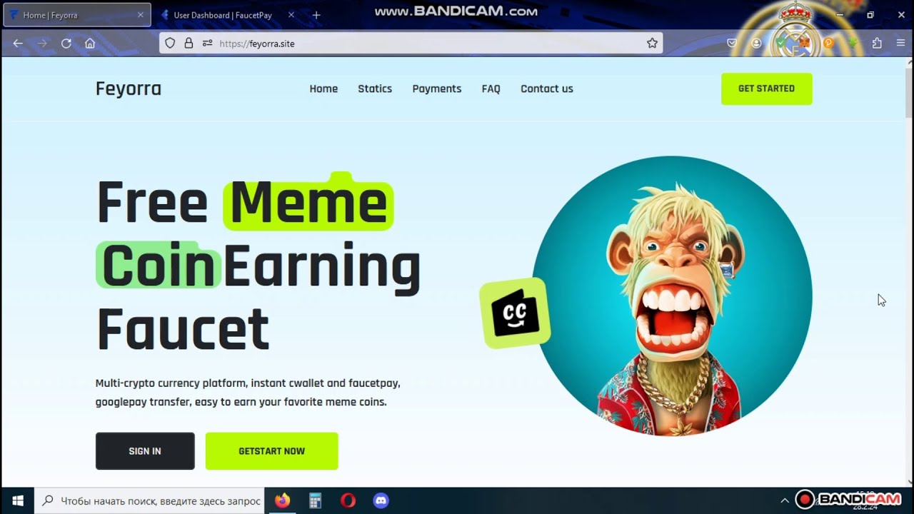 Feyorra. Вывод средств. Заработок в интернете без вложений. Инструкция. FaucetPay. Криптовалюта.