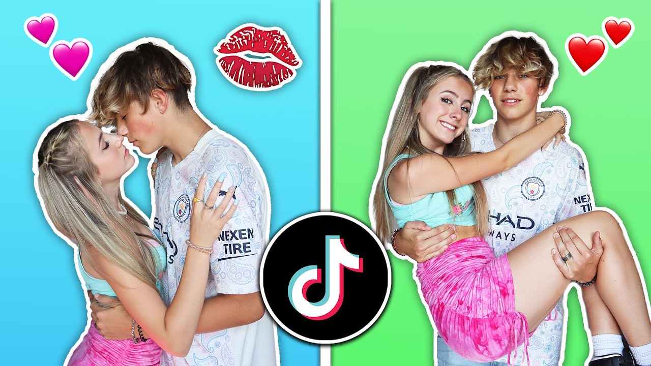 Recreating VIRAL Couple TikToks with My Boyfriend **WE KISSED** | Capri Everitt