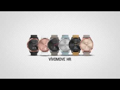 garmin vívomove optic premium rose gold gray suede