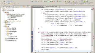 Android 8 Programming Tutorial  Storing data in SQLite