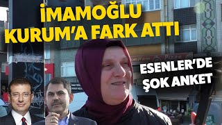 Esenler Sayaçlı Seçim Anketi I Ekrem İmamoğlu Murat Kurum'a fark attı I ŞOK SEÇİM ANKETİ