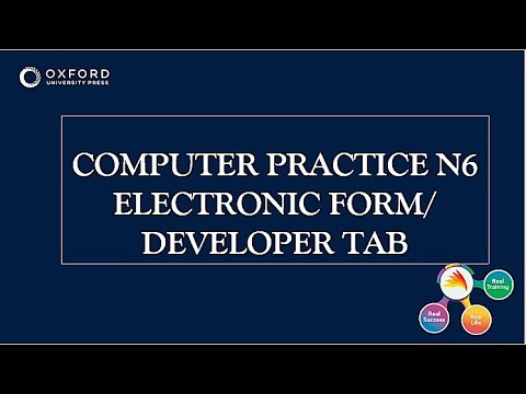 COMPUTER PRACTICE N6 QUESTION 2 DEVELOPER TAB - YouTube