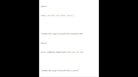 internal table operations in sap abap,#shorts #subscribe #abapprogramming #sap