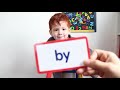 LEARNING VIDEOS FOR KIDS | Reading Flashcards for kids! Learning Videos with Isaac!! SIGHT WORDS